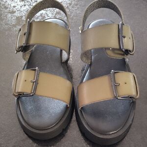 SO Women's Sandals - Black and Tan